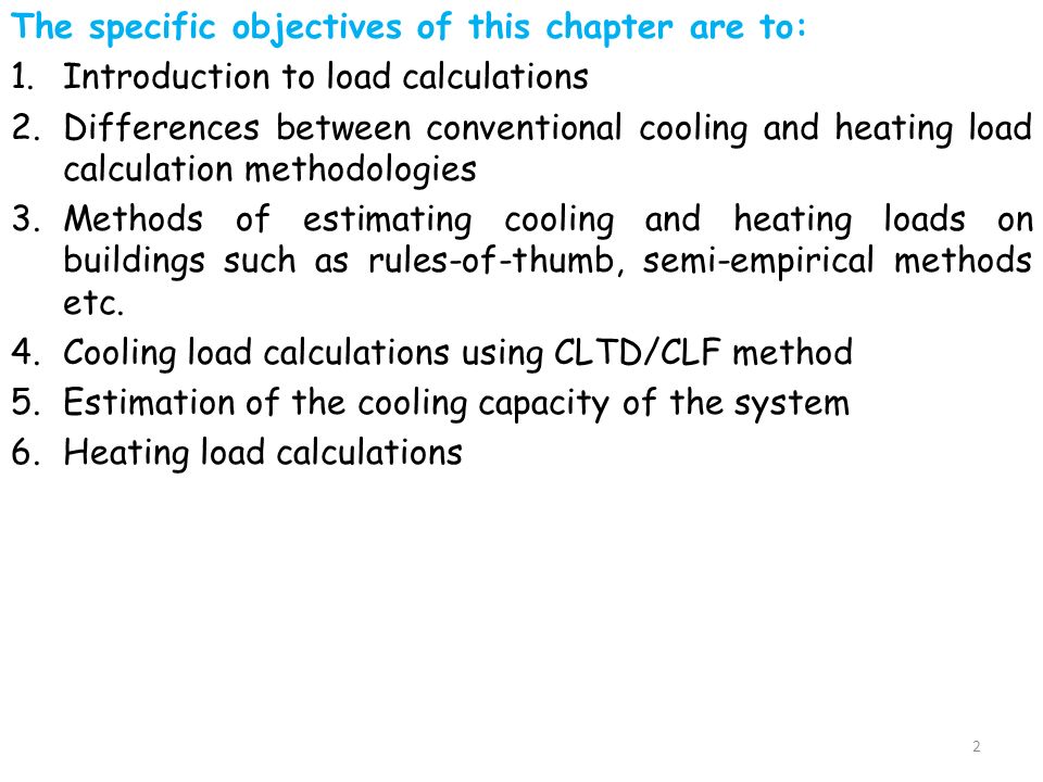 Heating load per m2 thumb drive